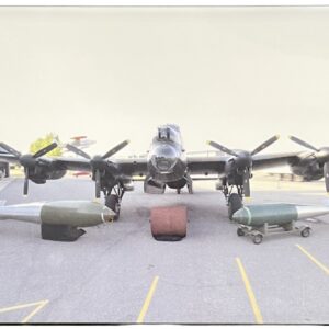 POSTCARD – Lanc with Bombs