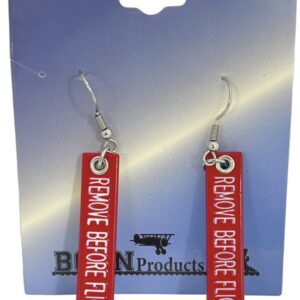 EARRINGS – Remove Before Flight